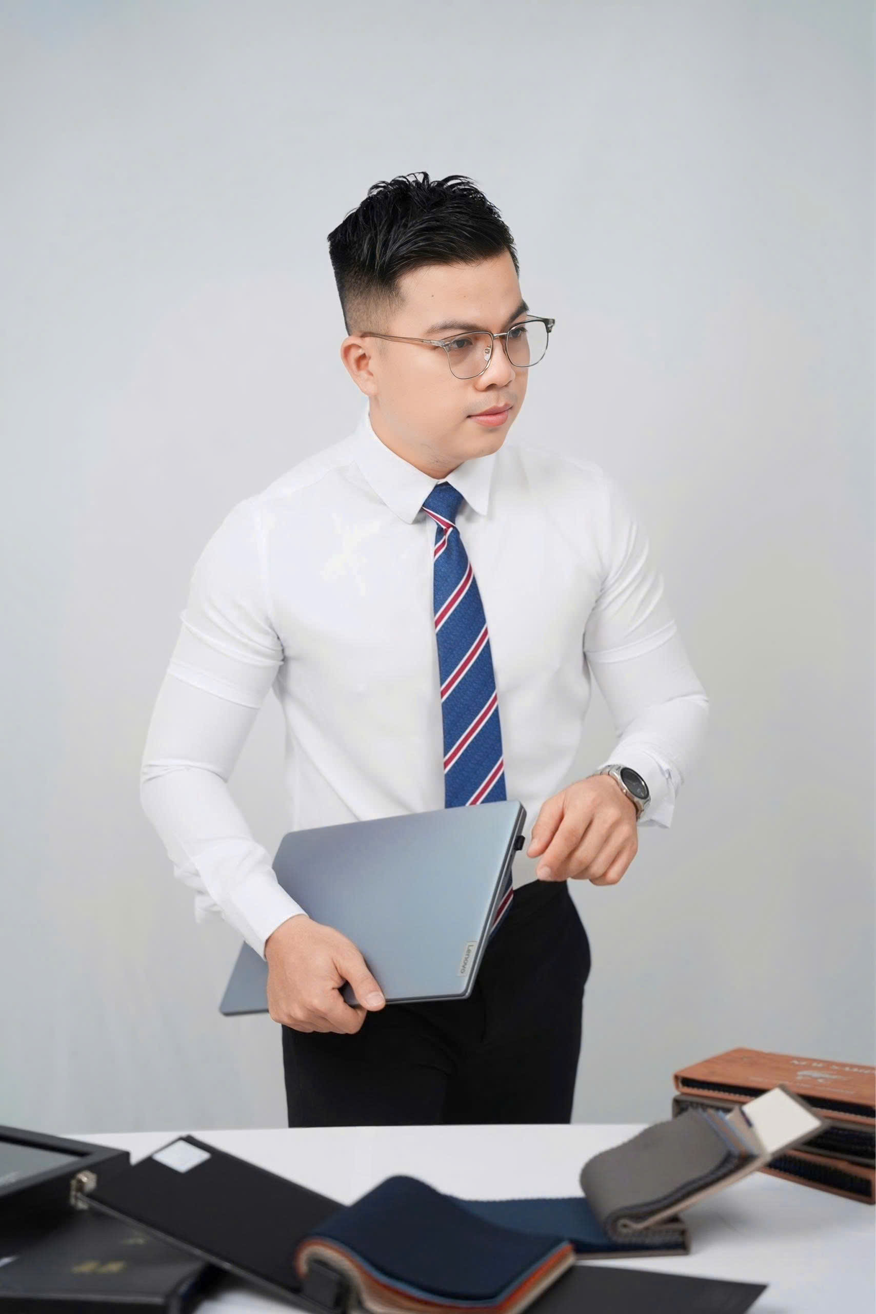 Sơ mi Basic - Màu Trắng trơn (Chuyên dùng cho mặc vest) — 3