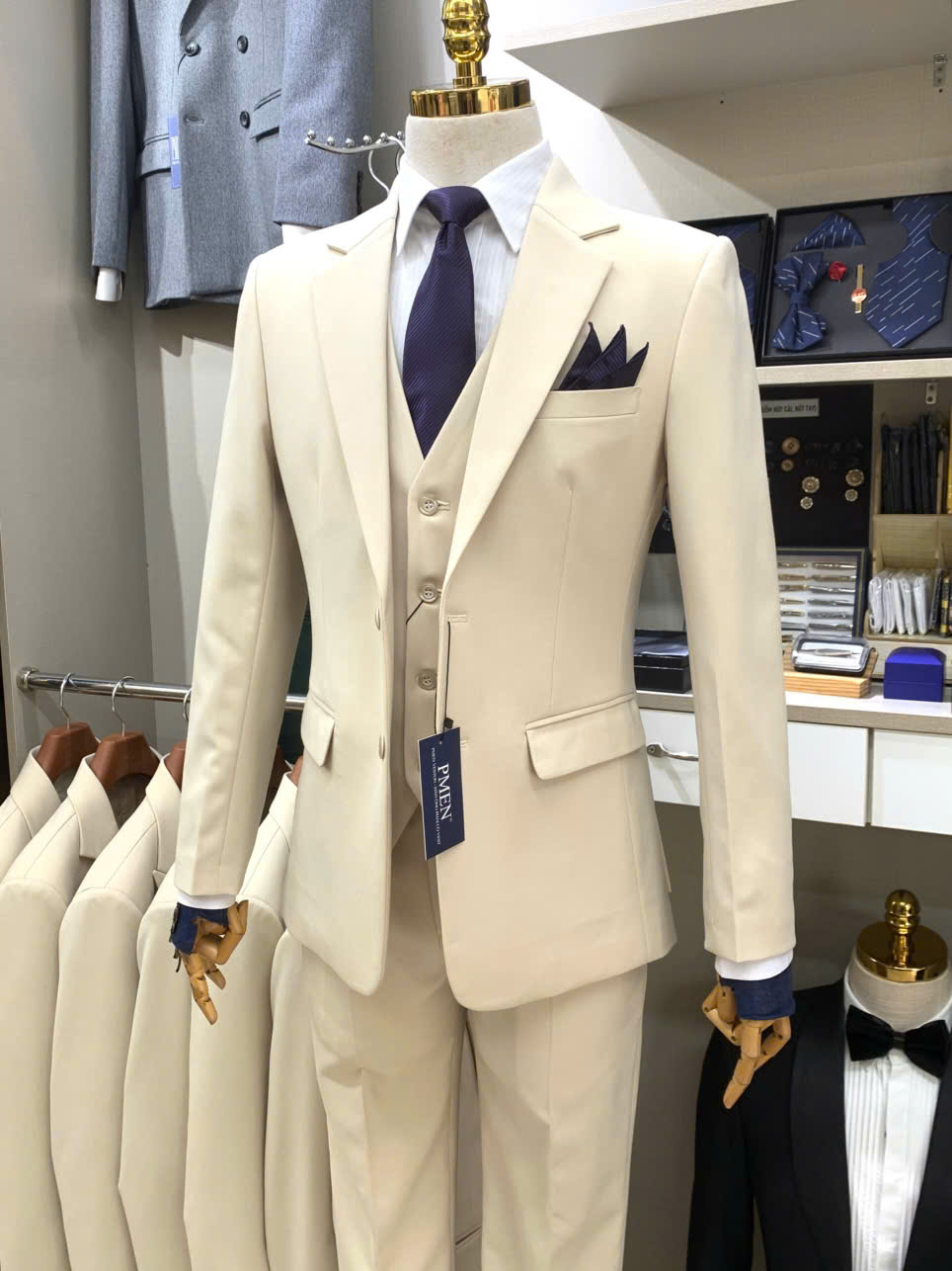 Kem Áo Vest Basic + Quần + Ghile — 1