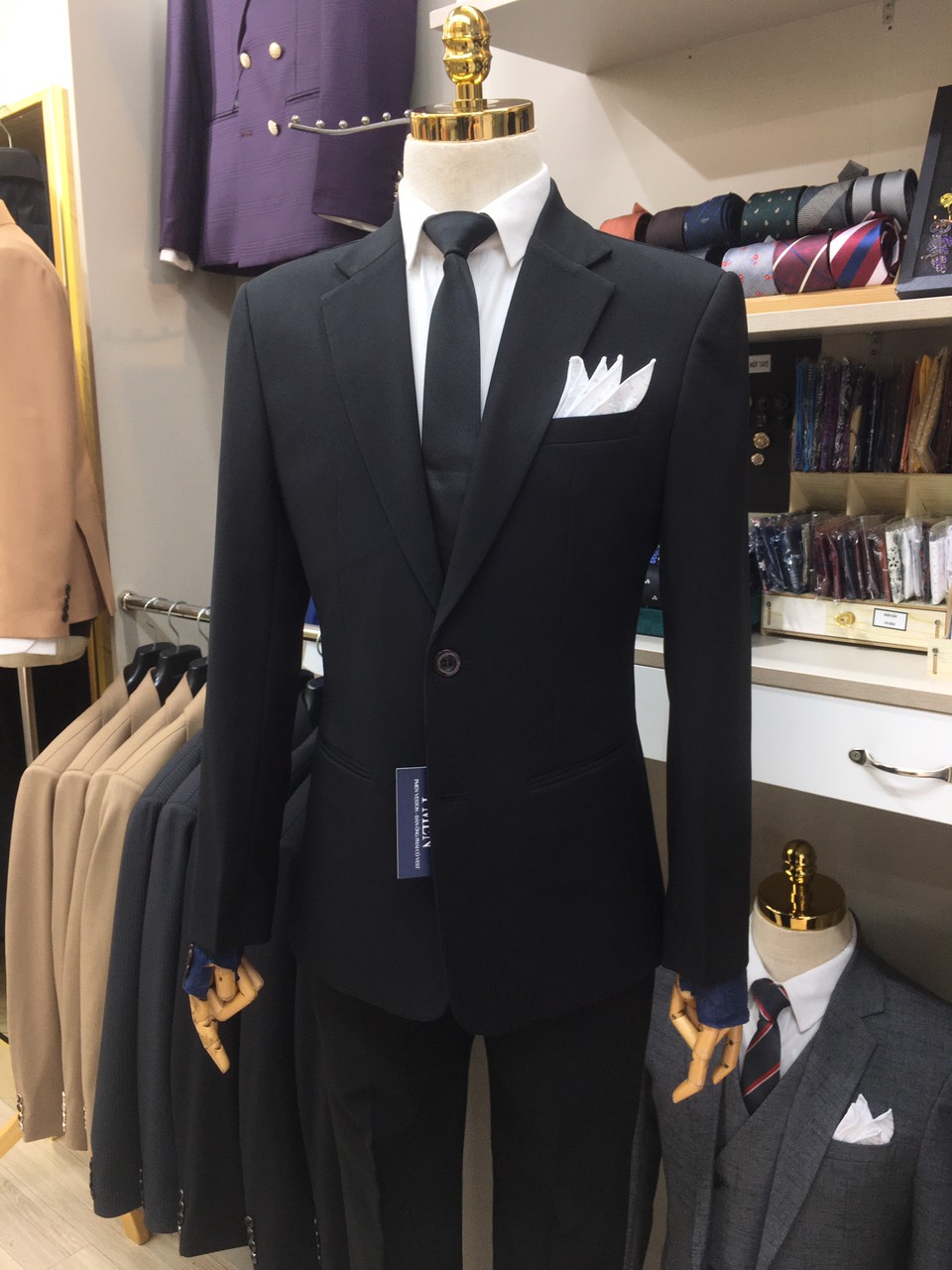 Nhóm Bigsize - Màu Đen - Dòng Medium - Bộ vest Cơ bản — 4